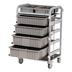 PPE Supply Cart - Wide/Lockable